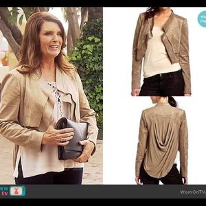 BCBG MaxAzria Faux Suede Jacket Size XS